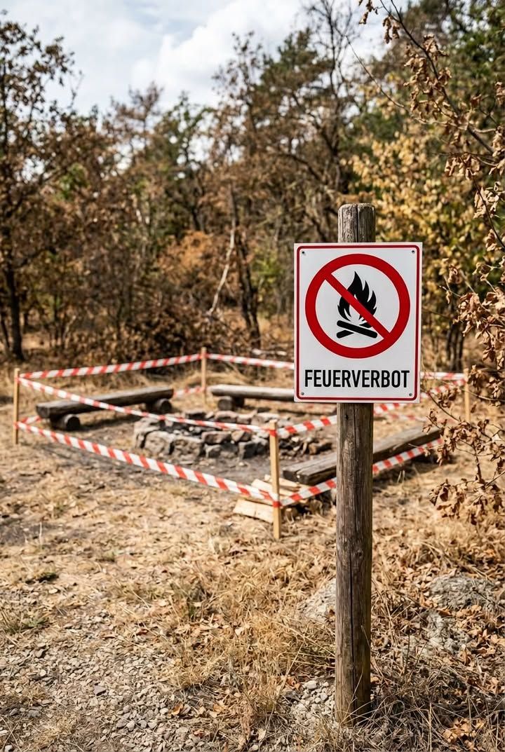Die Waldbrandgefahr im Kanton Luzern ist auf die höchste Gefahrenstufe 5 «sehr gross» gestiegen. Es gilt im ganzen Kanton, und damit auch in Emmen, ein absolutes Feuerverbot im Freien.

Verboten sind offene Feuer im Freien, auch an offiziellen Feuerstellen, in Feuerschalen sowie mit Holzkohle- und Einweggrills. Ebenfalls untersagt bleiben Feuerwerk, Himmelslaternen sowie das Wegwerfen von Raucherwaren oder Streichhölzern. Erlaubt sind Gas- und Elektrogrills.

Grund für die Verschärfung sind die aussergewöhnliche Trockenheit, die anhaltende Hitze und der Wind. Gleichzeitig sinken die Wasserstände in Gewässern und im Grundwasser, wodurch sich auch die Situation beim verfügbaren Löschwasser zuspitzt. Die Bevölkerung wird deshalb zusätzlich gebeten, Trinkwasser bewusst und sparsam zu verwenden.

Das Feuerverbot gilt bis auf Widerruf. Zuwiderhandlungen können mit Bussen geahndet werden. Wer einen Wald- oder Flurbrand verursacht, kann zudem für die entstehenden Kosten belangt werden.

Mehr dazu: https://www.emmen.ch/aktuellesinformationen/2948536